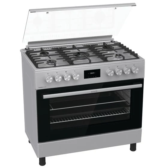 Gorenje Freestanding 5 Burner Combination Cooker with Electric Oven 90cm GK9C40X - Image 3