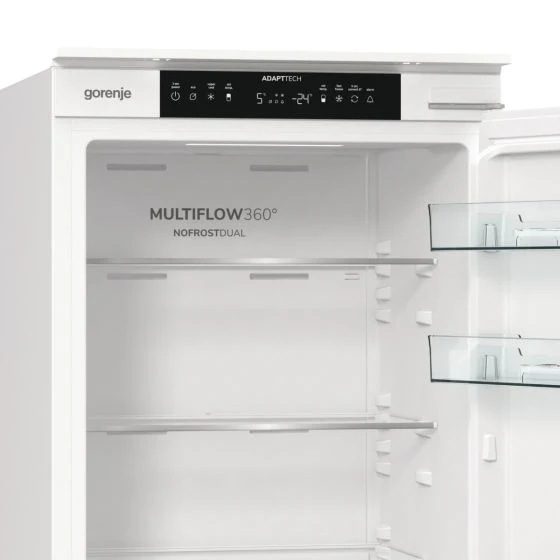 Gorenje Built-In Bottom Freezer Refrigerator, 252 L,White, NRKI517E41 - Image 4