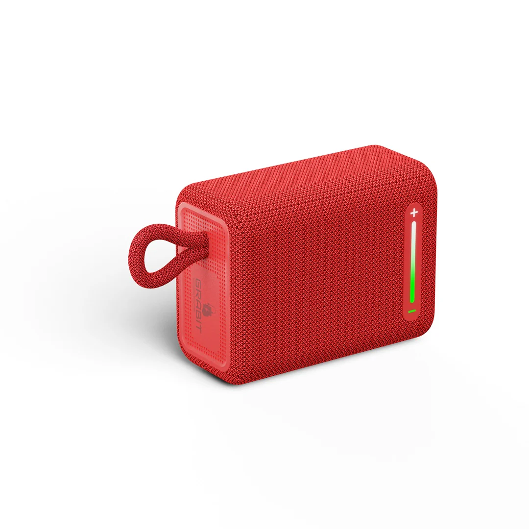 GRABIT G-BUDDY BLUTOOTH SPEAKER  RED