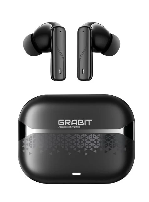 GRABIT G-SONIC TRUE WIRELESS EARBUDS BLACK
