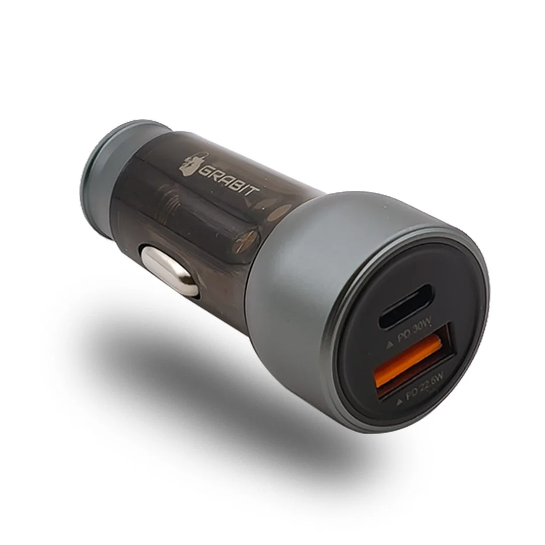GRABIT GCC-100 52.5 W Car Charger BLK - Image 3