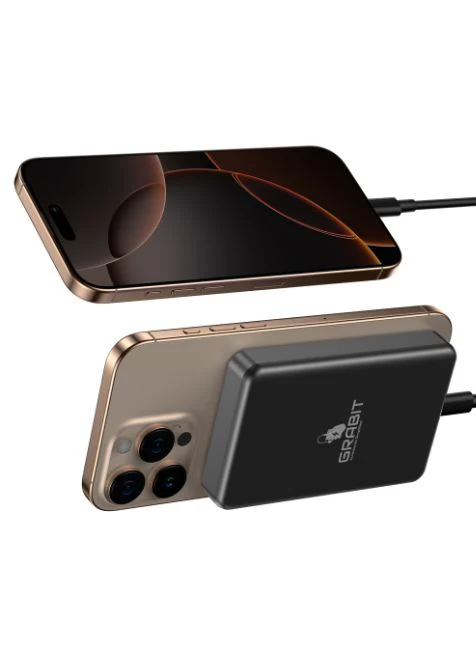 GRABIT GMAG-200 MAGNAT  Qi2 10K mAh BLK - Image 2