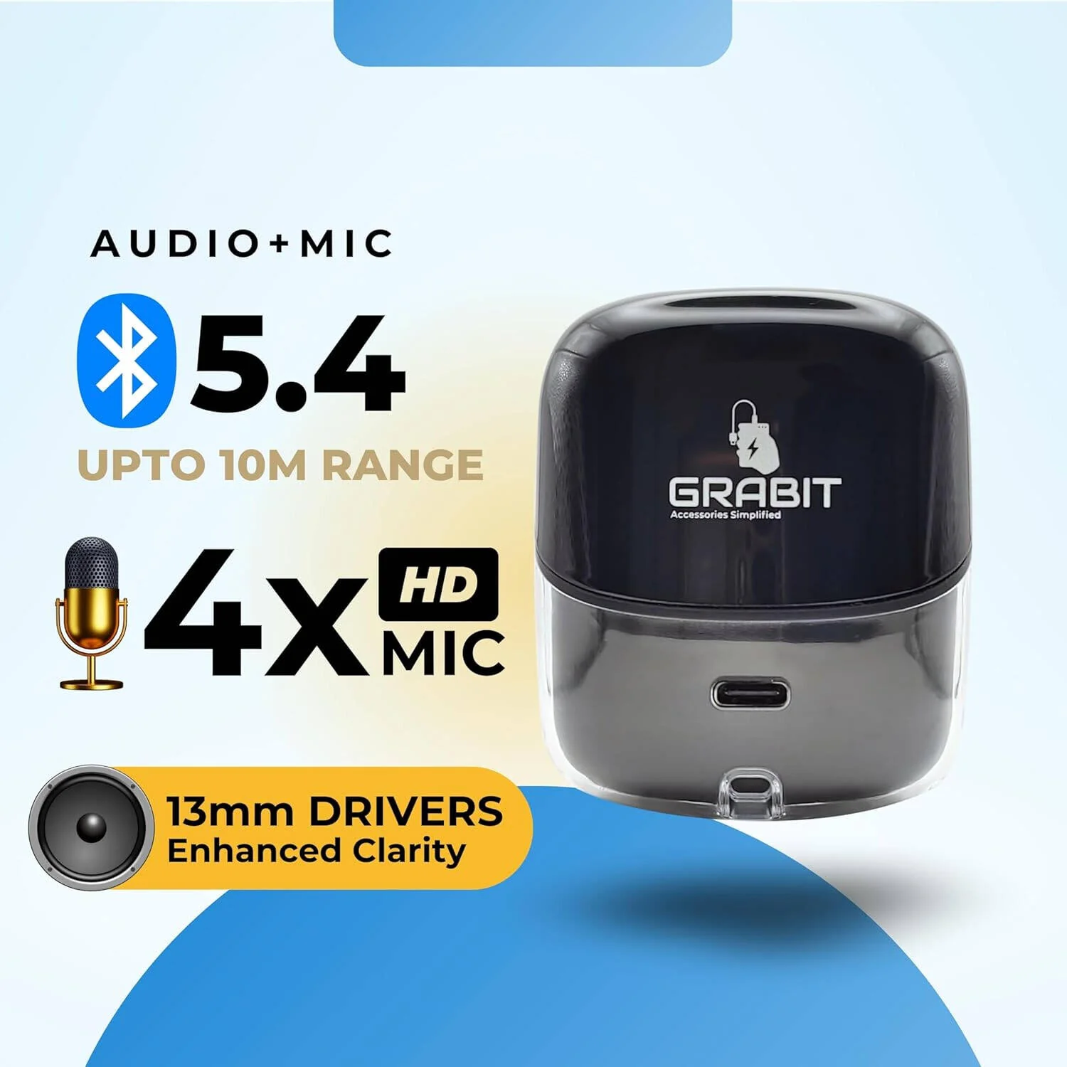GRABIT GTUNES-GROOVE TWS WITH S TWS BLK - Image 2