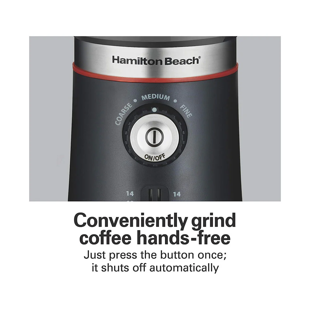 Hamilton Beach 14 Cup Coffee Grinder Black - Image 3