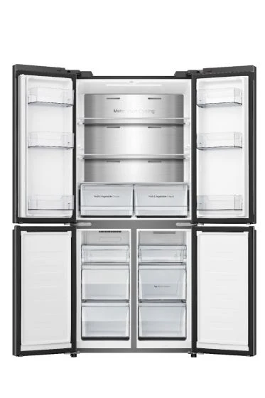 Hisense Four Door French Refrigerator, 610 L, Black, RQ5G470SBB3 - Image 2