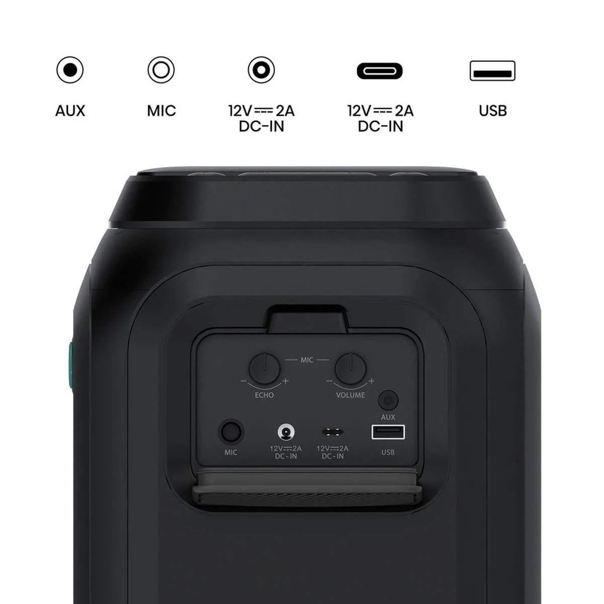 Hisense Portable Bluetooth Party Speaker, 160W, 12Hr Battery, IPX4 – Party Rocket 160 - Image 2
