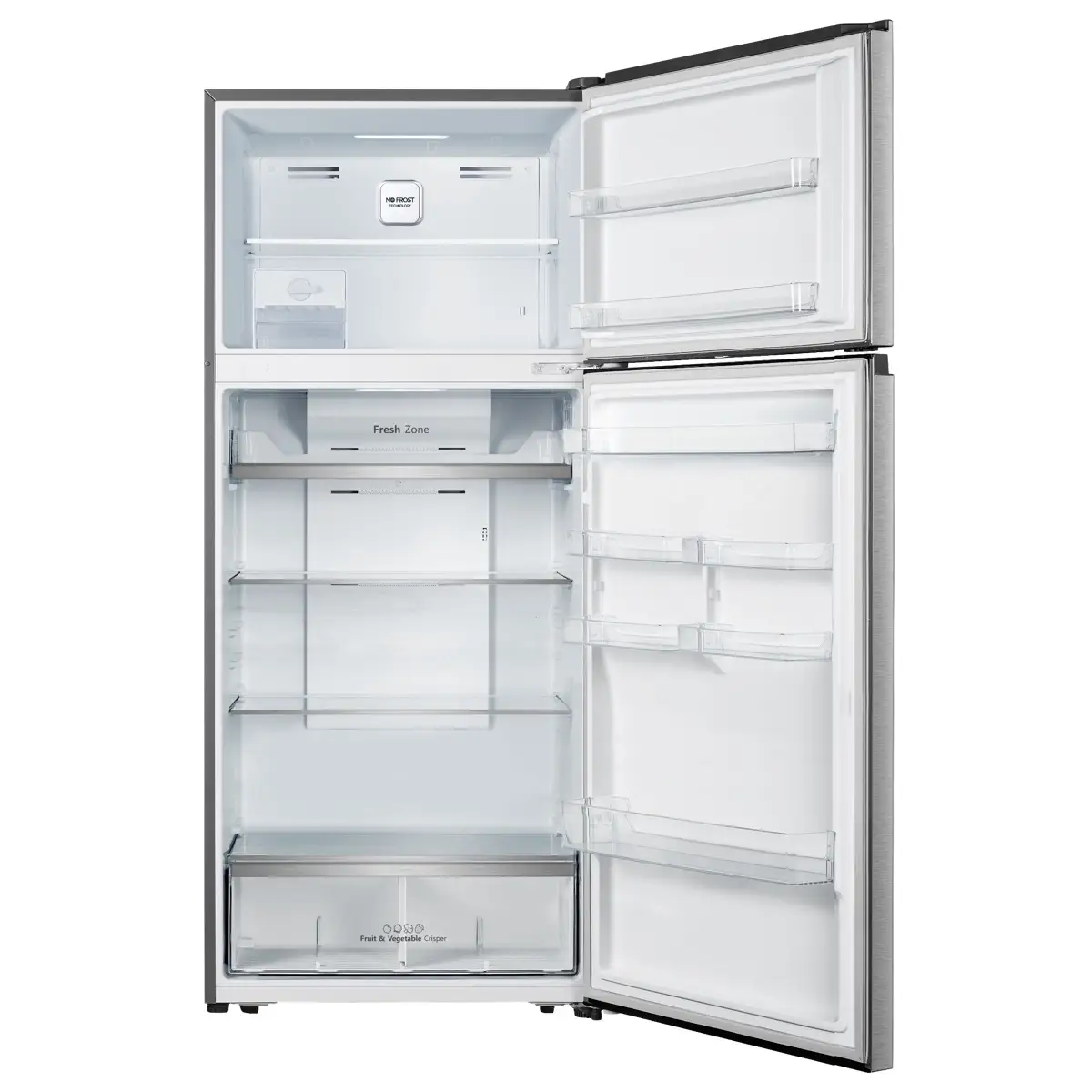 Hisense Top Freezer Refrigerator, 466L, Stainless Steel, RT3N599NAI - Image 2