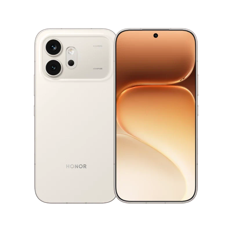 Honor 600 Smartphone 8GB RAM, 256GB Storage – Golden White - UAE Version