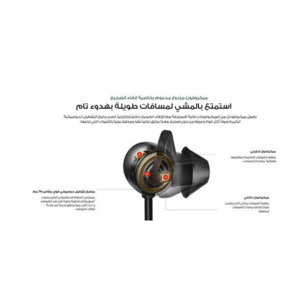 Huawei FreeLace Pro Bluetooth Neckband Graphite Black - Image 4