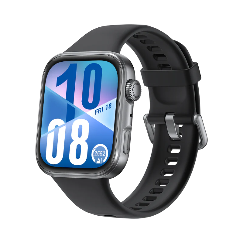 Huawei Watch Fit 4, Black Strap + Extra Dark Green Strap - Image 3