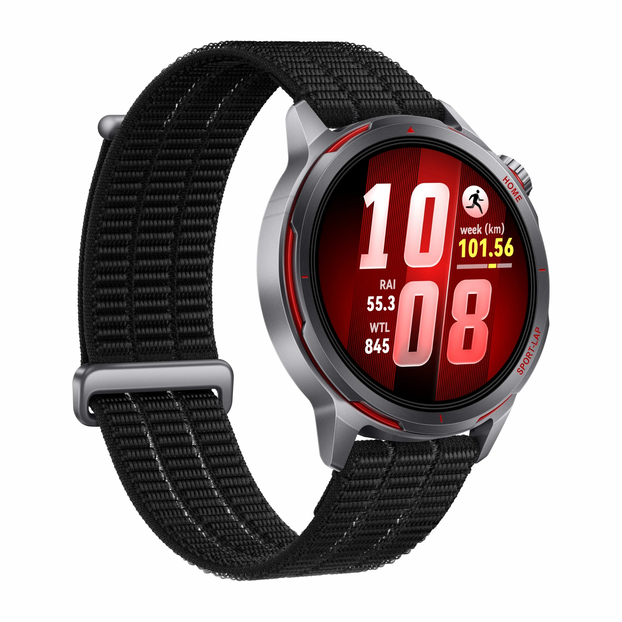 Huawei Watch GT Runner 2 Black AirDry Woven Strap - Image 3