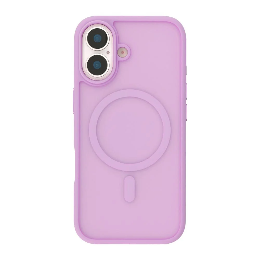 Infinyty Gleam Hybrid Matte Soft Touch MagSafe Case for iPhone 17, Purple - Image 3
