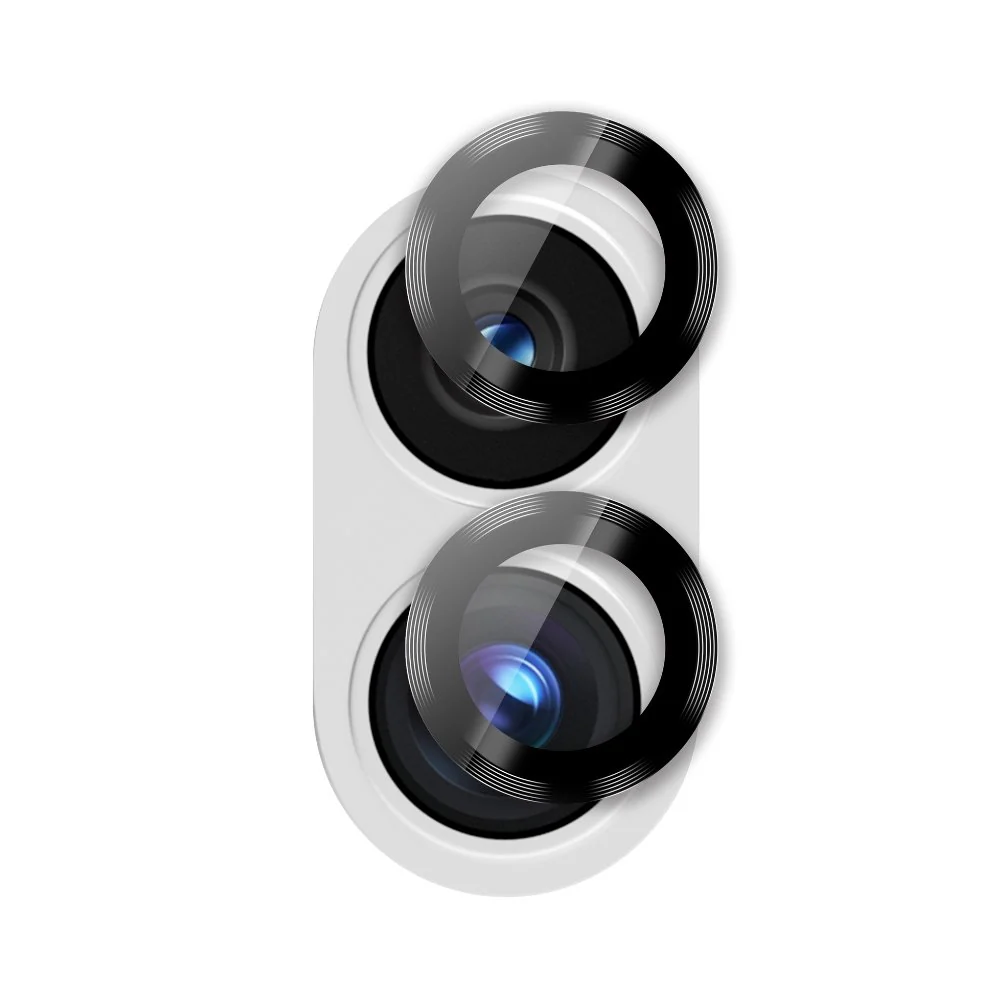 Infinyty Glint Singular Lens Protector with Flawless Clarity iPhone 16 / 16 Plus, Black - Image 2