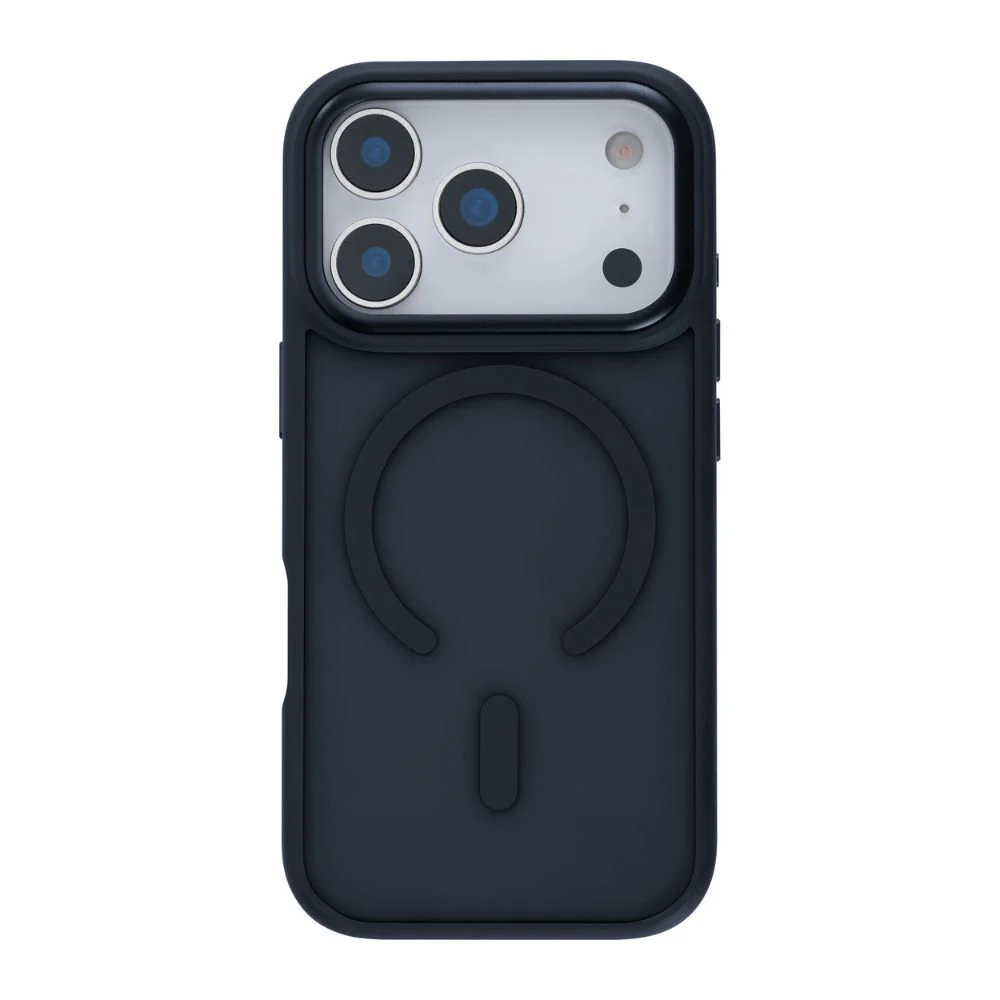 Infinyty Modo Hybrid Matte Soft Touch Case With Metallic Accents iPhone 17 Pro, Dark Blue - Image 2