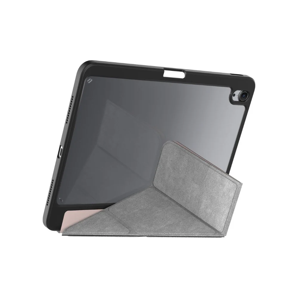 Infinyty Smart-Rap iPad Case with Tri-Fold Stand iPad Air 13-inch (2024) iPad Pro 13-inch (2021), Pink - Image 2