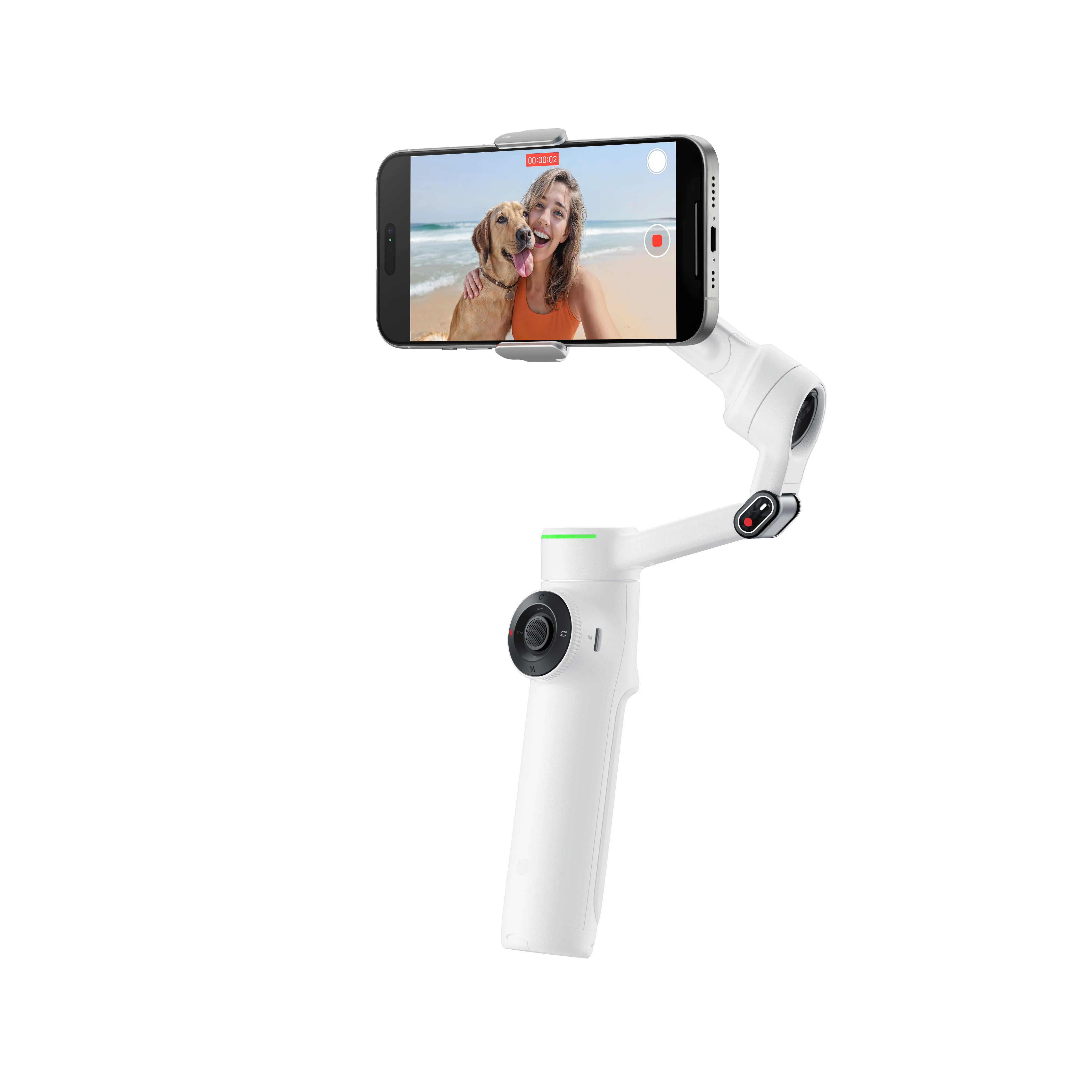 Insta 360 Flow 2 Pro AI Powered Portable Gimbal, Summit White, I04CINSABQBSW - Image 6