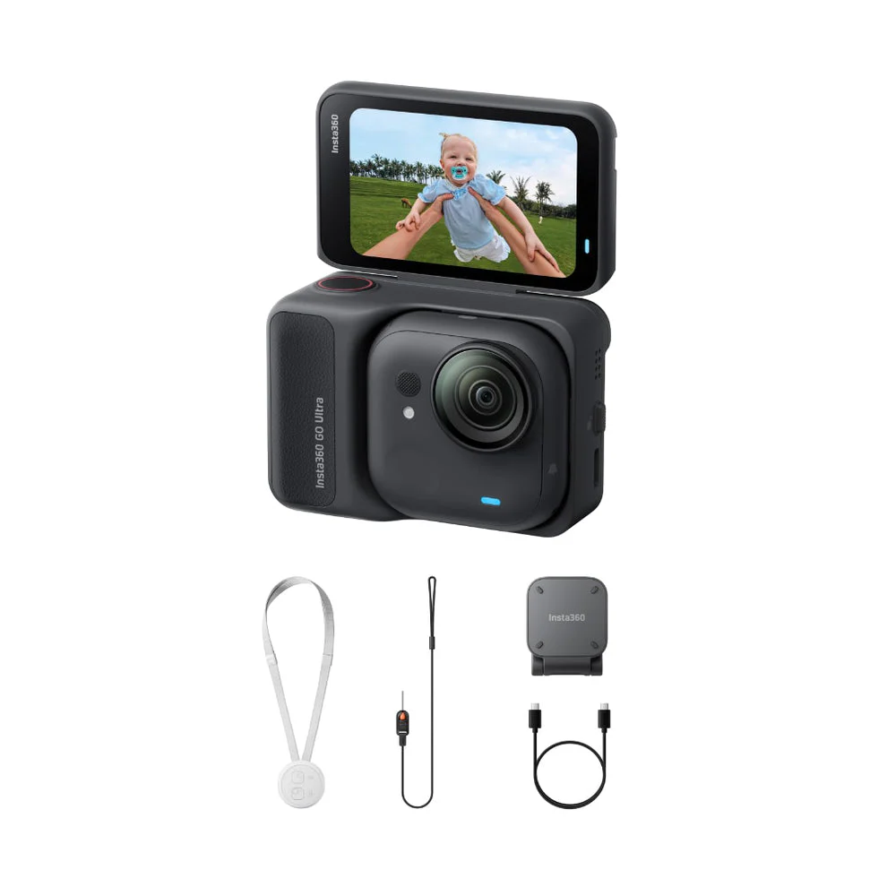 INSTA360 GO ULTRA Camera Standard Bundle, Black