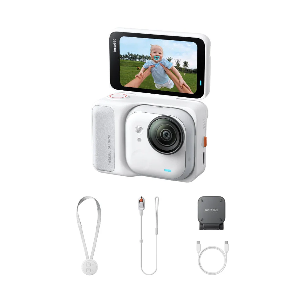 INSTA360 GO ULTRA Camera Standard Bundle, White