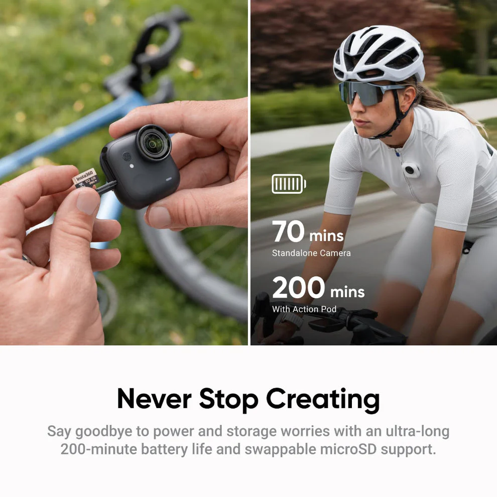 INSTA360 GO ULTRA Camera Standard Bundle, White - Image 7