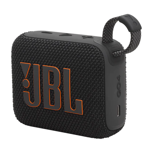 JBL GO 4 BLK Portable Speaker, Water & Dust Proof, Bluetooth, With Auracast, Black - Image 4