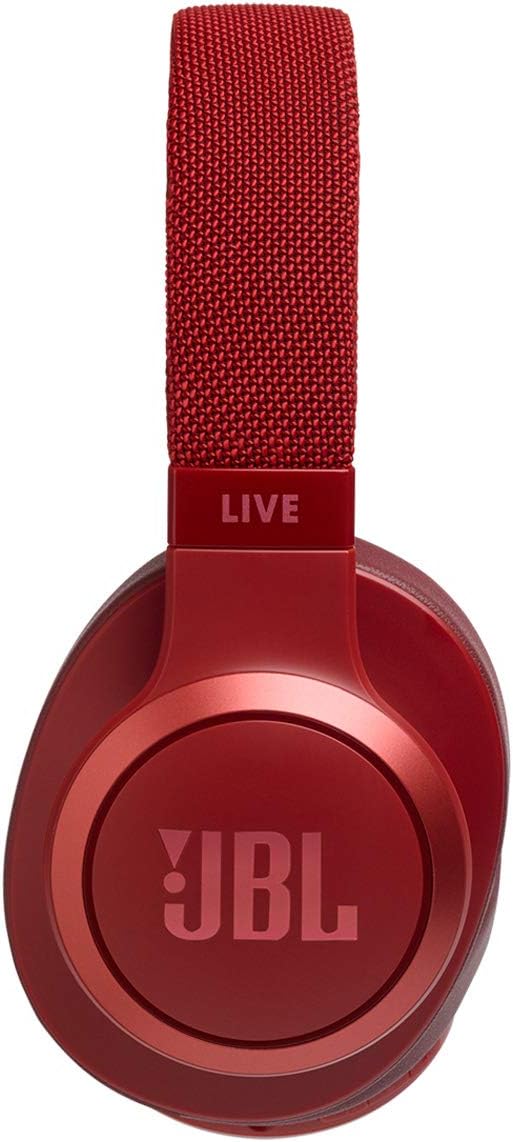 JBL Live 500BT Wireless Over-Ear Headphones Red - Image 2