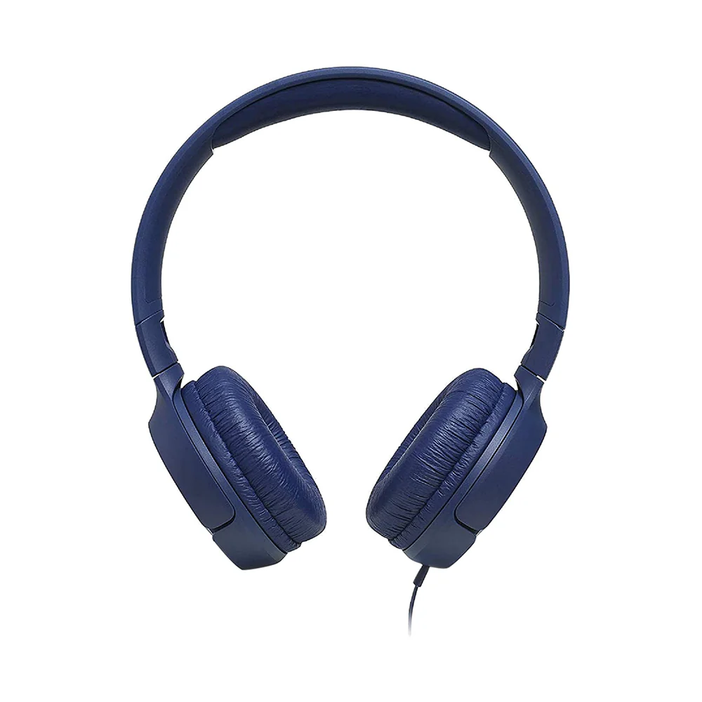 JBL T500 Wired On-Ear Headphones Blue - Image 2