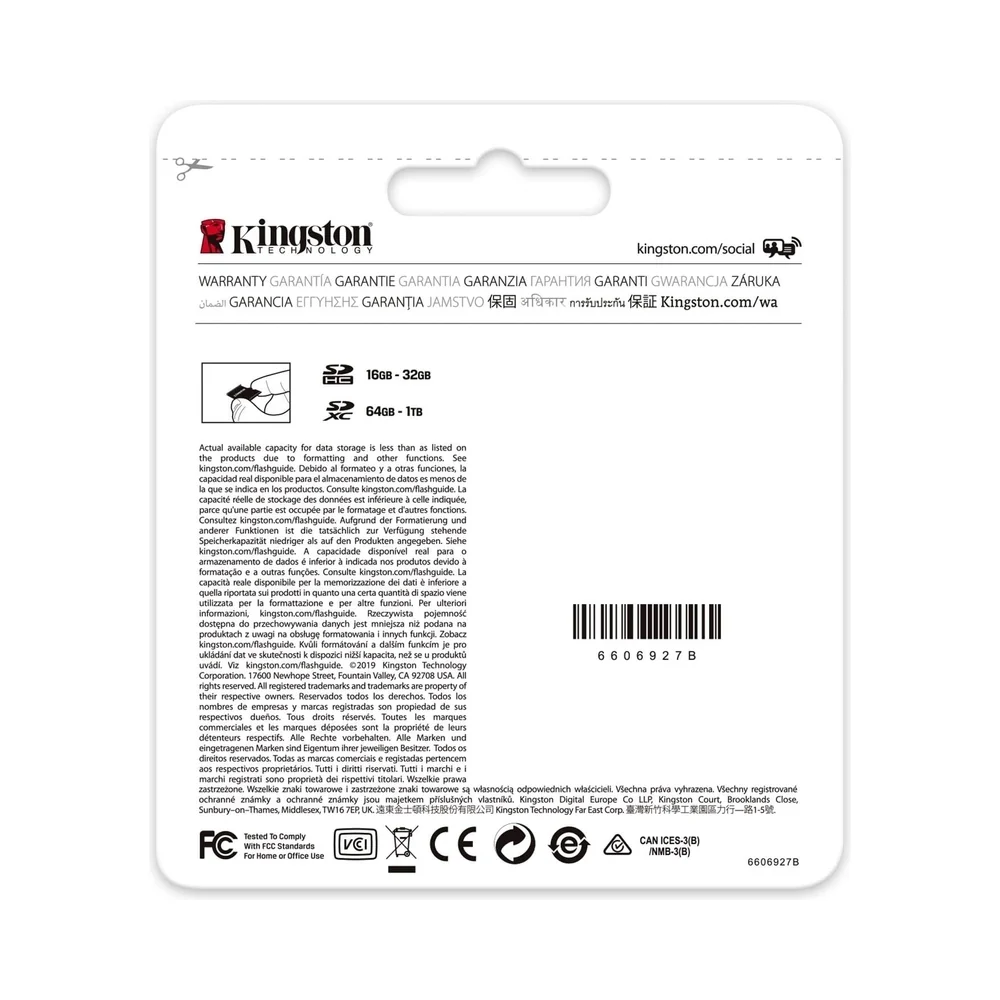 Kingston Canvas Select Plus SDXC Memory Card 64GB Black - Image 6
