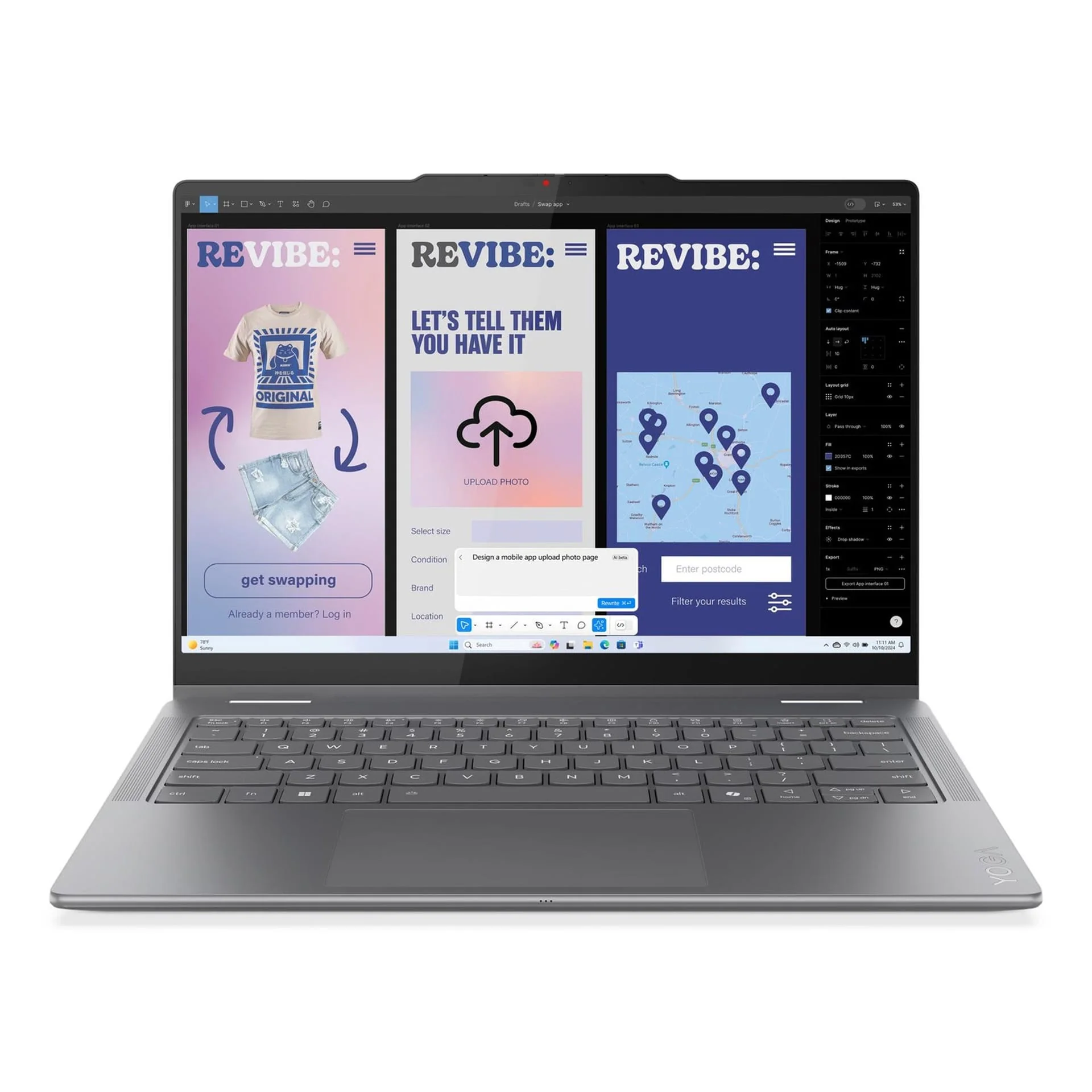 Lenovo Yoga 7 14ILL10 Intel Core Ultra 7-256V, 16GB RAM 512GB SSD Shared Intel,14inch WUXGA Windows 11 Home, 2 in 1 Convertible Laptop - Luna Grey, Yoga 7-83JQ00B0AX - Image 2