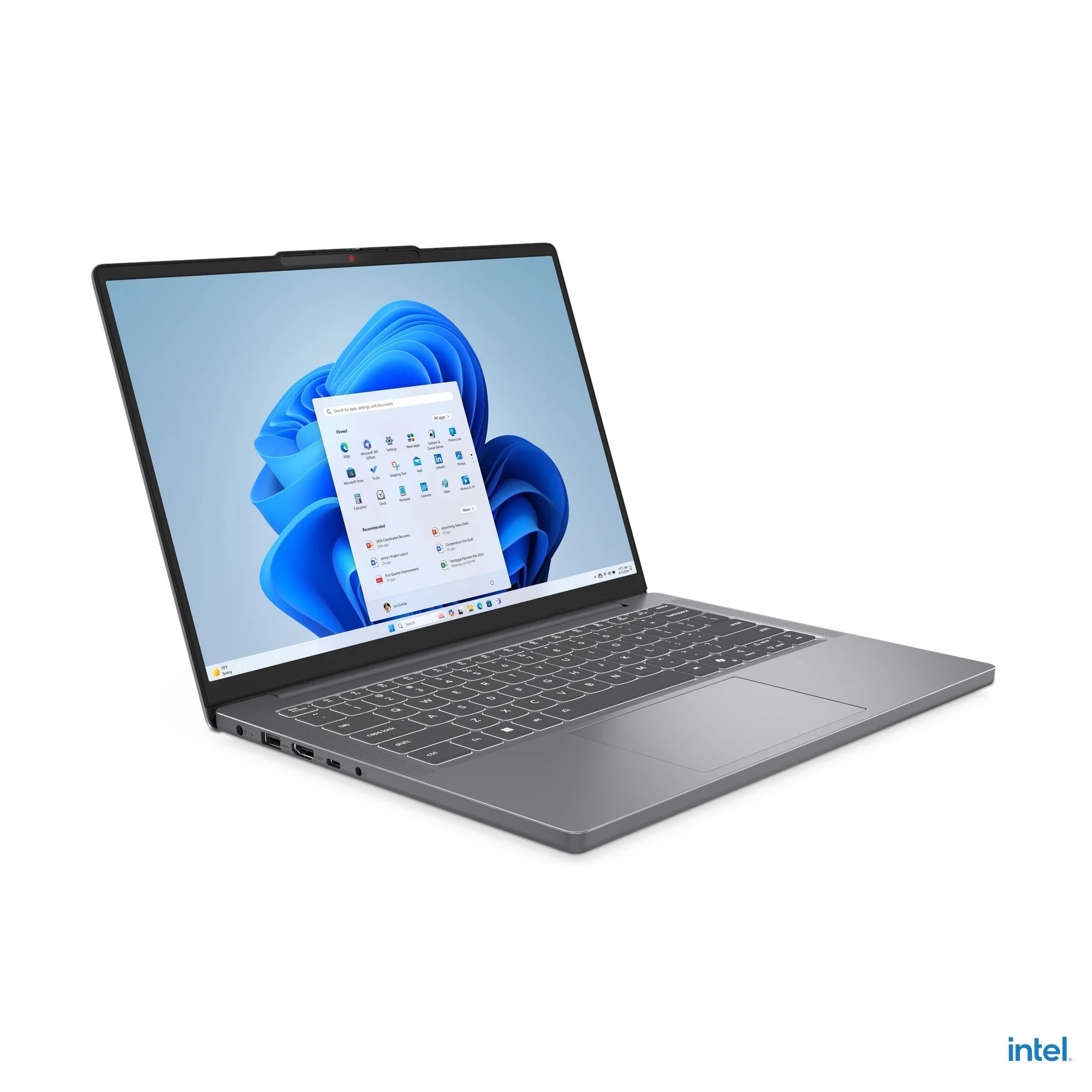 Lenovo IdeaPad Slim 3 Laptop 14IRH10 16GB RAM, 512GB SSD, Intel Core i5-13420H, 14-inch display, Luna Grey, 83K00078AX - Image 5