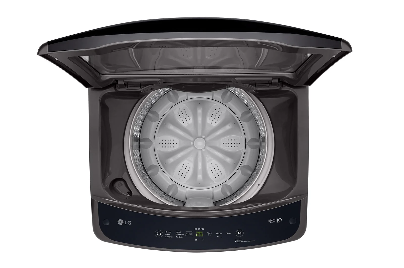 LG 12kg Top Load Washer, Smart Inverter and Turbo Drum, Black, T18V1NDHT2C - Image 6