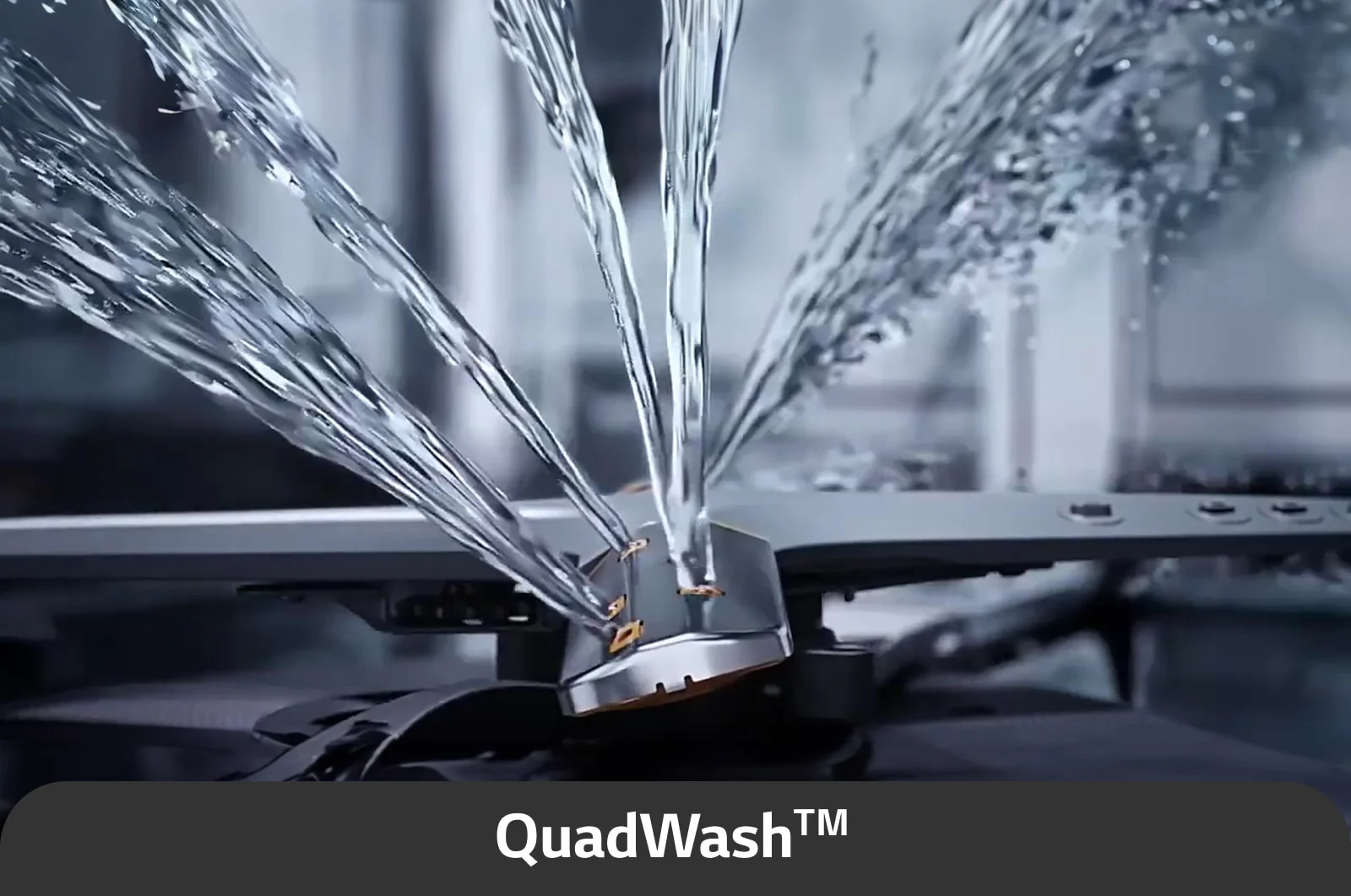 LG 60cm QuadWash™ Integrated Built-In Dishwasher, DBC512TSE - Image 2