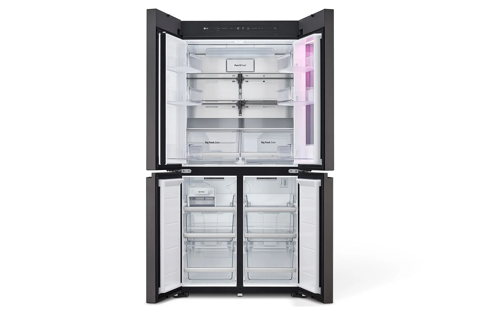 LG French Door Fridge MoodUP®, LED Doors, InstaView™ 684L GR-A34FDMKJ - Image 2