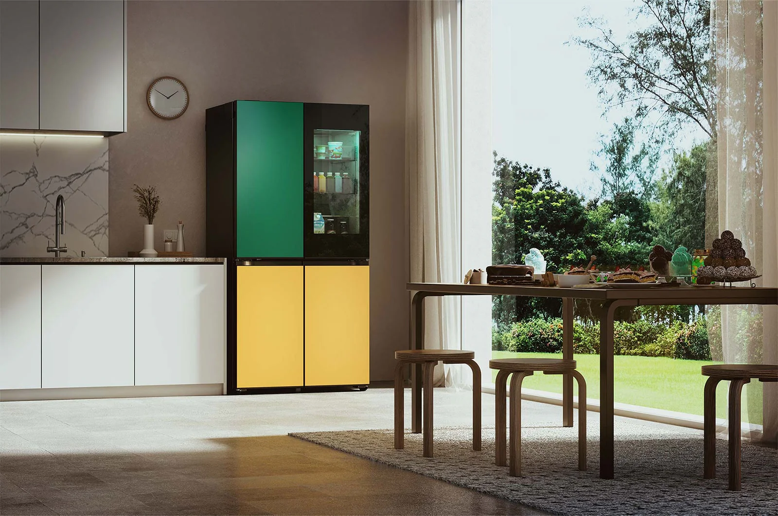 LG French Door Fridge MoodUP®, LED Doors, InstaView™ 684L GR-A34FDMKJ - Image 7