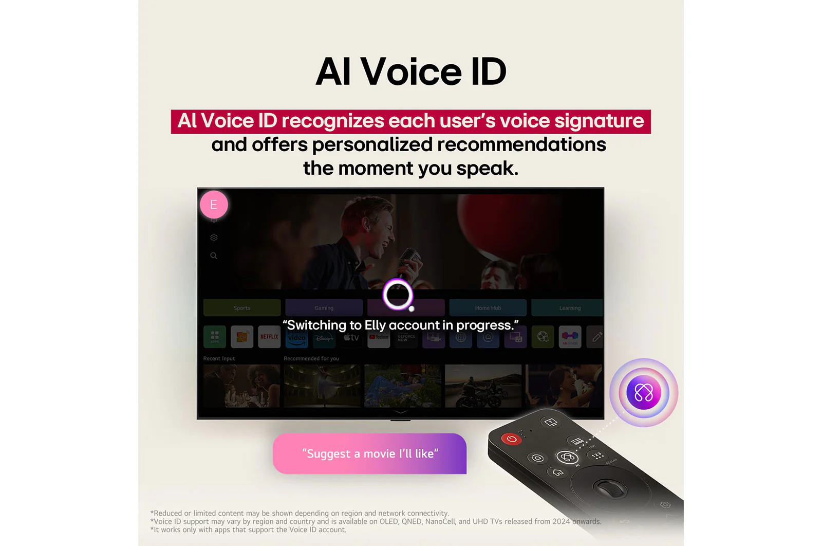LG 75-inch QNED AI QNED82 4K Smart TV with AI Magic remote, HDR10, webOS25 (2025) - Image 10
