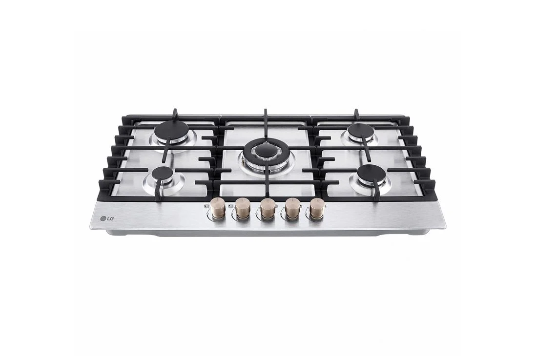 LG 2024 LG Built-in 900 Gas Cooktop with 5 burners, Stainless Steel CG5Z3626S - Image 2