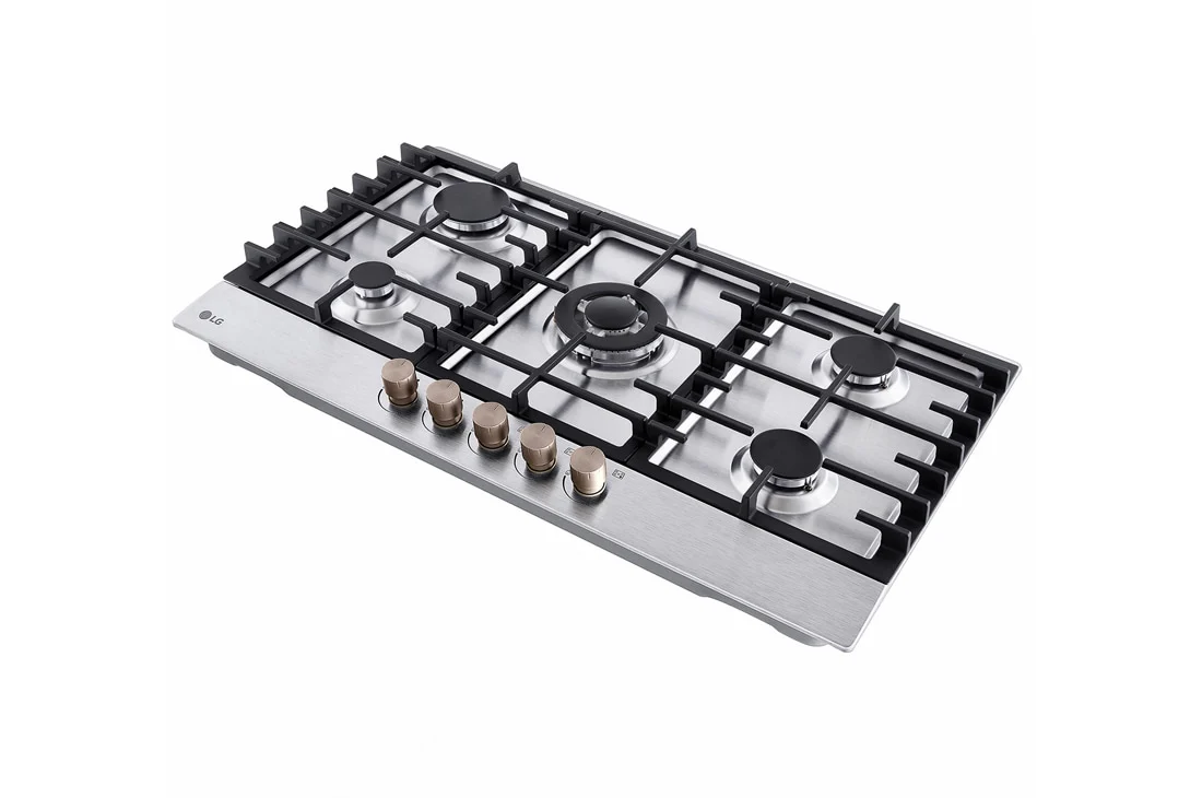 LG 2024 LG Built-in 900 Gas Cooktop with 5 burners, Stainless Steel CG5Z3626S - Image 3