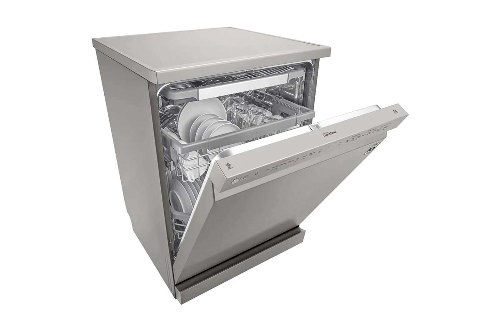 LG New QuadWash Steam Dishwasher, Inverter Direct Drive, Platinum Silver Color, DFC435FP - Image 5