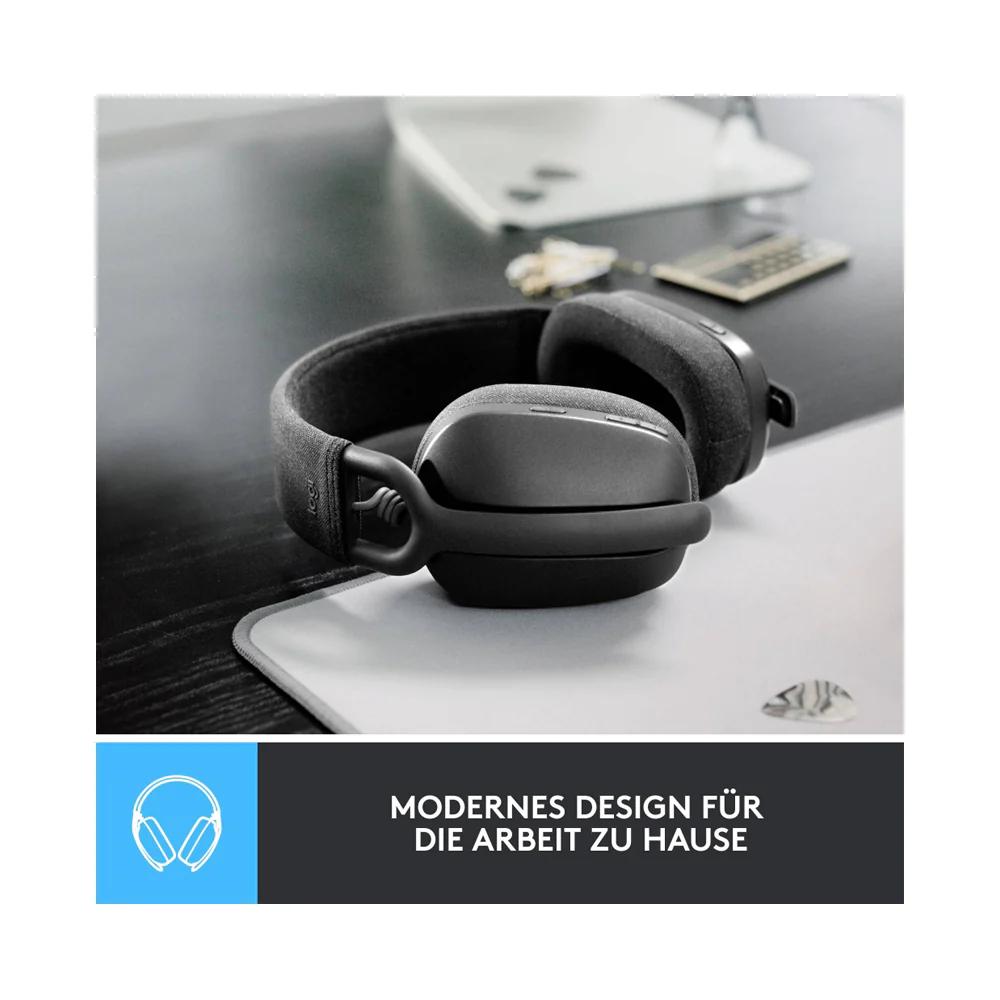 Logitech Bluetooth Over-Ear Headset Graphite - Image 7