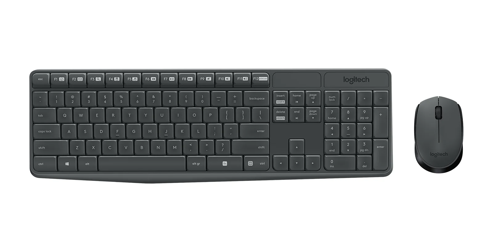 LOGITECH DESKTOP COMBO MK235 RF ARA GREY