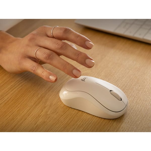 Logitech M240 Silent BT Mouse Off-White - Image 2