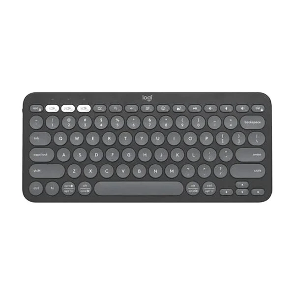 Logitech Pebble Keys 2 K380S Bluetooth Keyboard Tonal Graphite