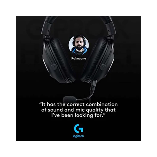Logitech Pro X Over-Ear Gaming Headset with Microphone Black - Image 7