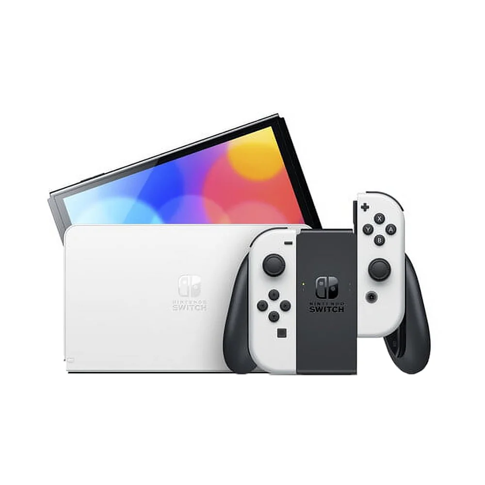Nintendo Switch OLED Console White with Minecraft Game - Image 4