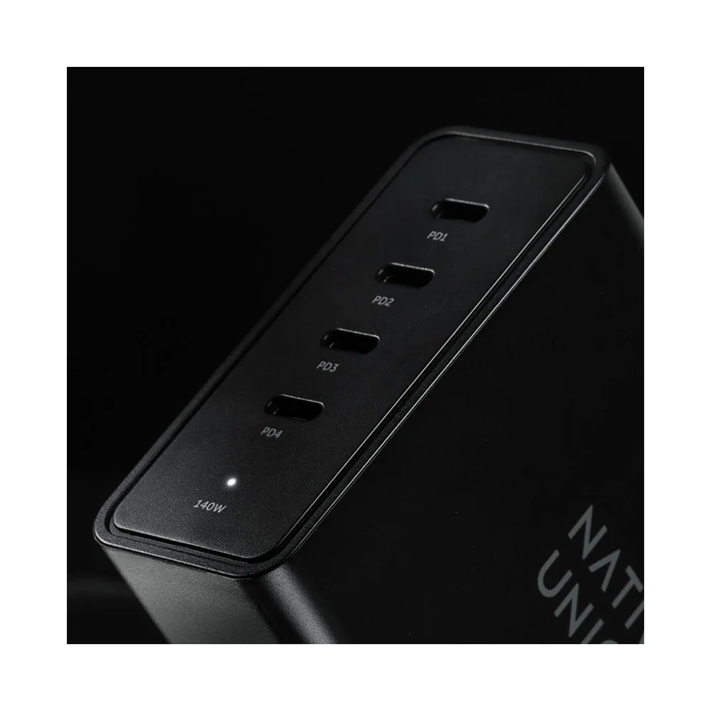 Native Union Fast Desktop Charger PD 140W US/CA Plug Black - Image 3