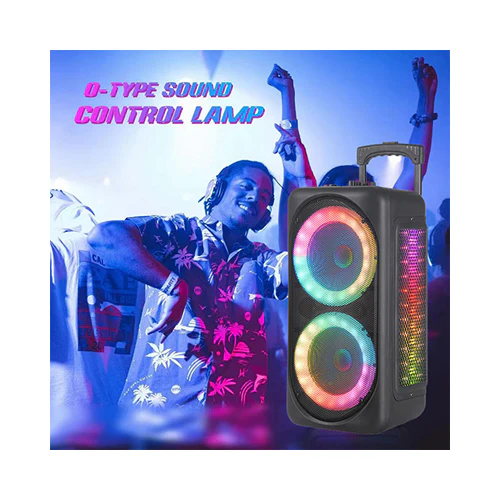 OEM Karaoke Party Light Trolly Speaker Black - Image 5
