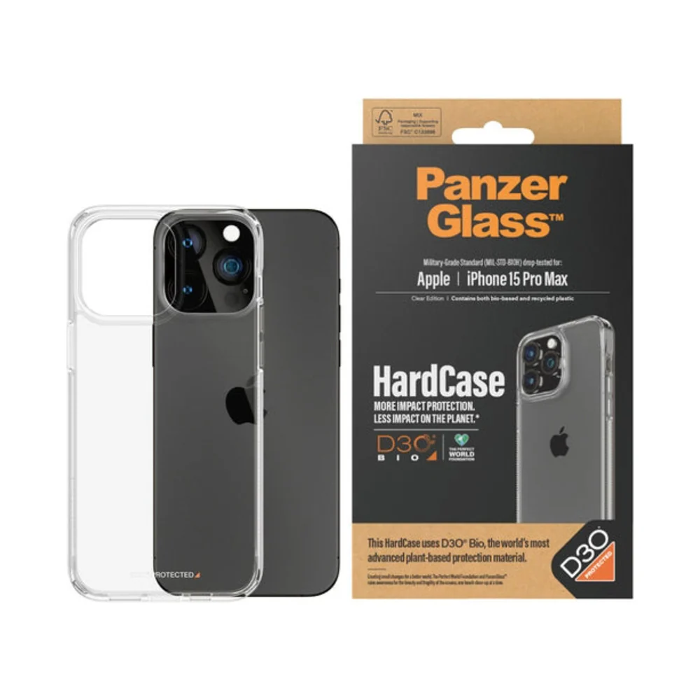 PanzerGlass HardCase With D30 iPhone 15 Pro Max Clear - Image 5