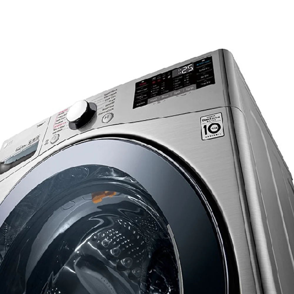 LG Front Load Washing Machine 24Kg Silver F0P3CYVDT - Image 6