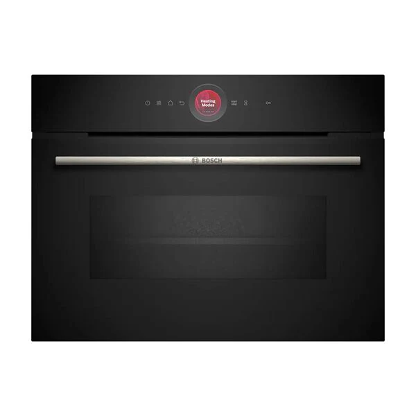 Bosch Series 8 Built-In Compact Oven with Microwave Function 45L Black