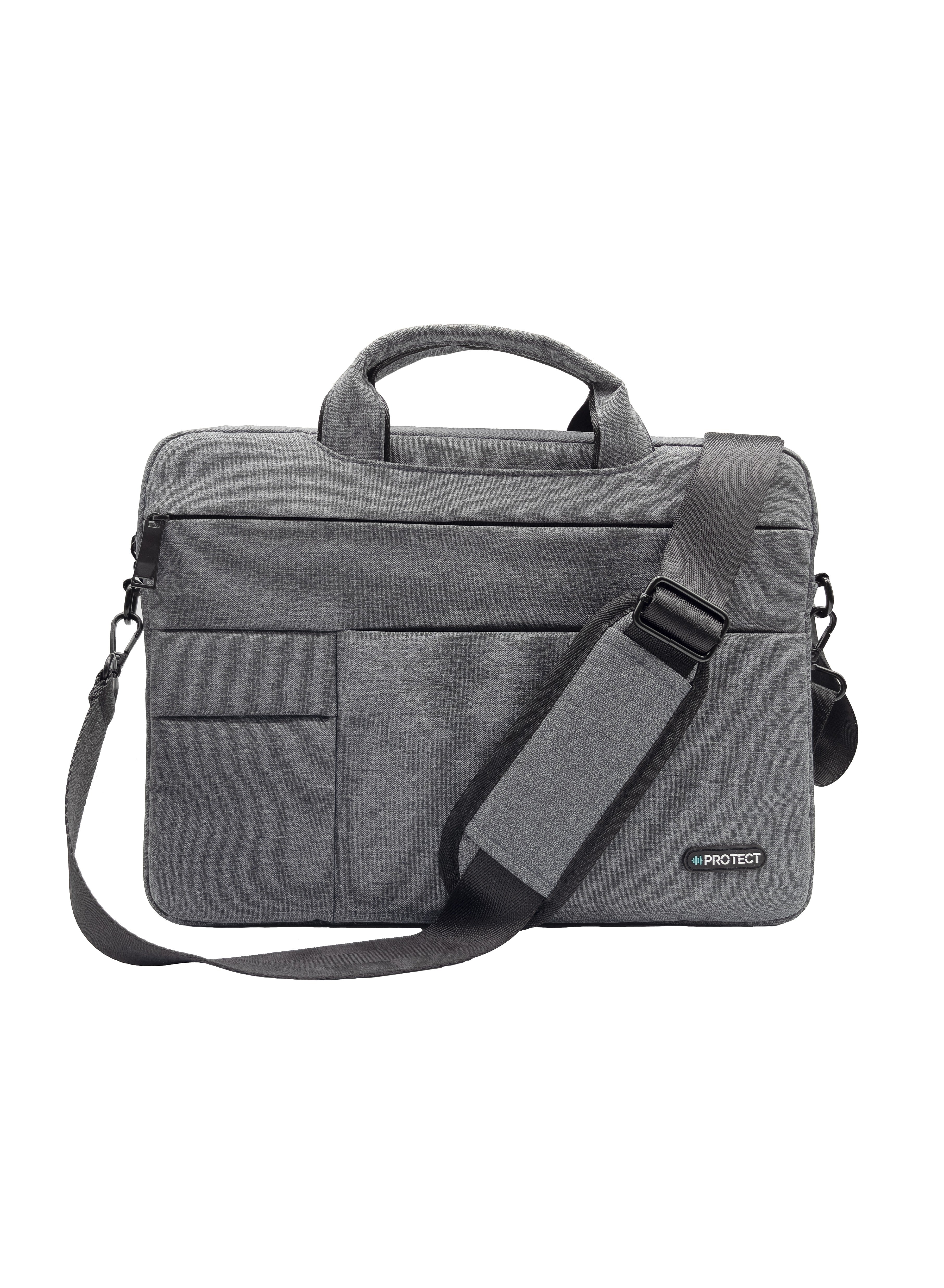 PROTECT Bussiness 13.3 inch Laptop Bag, Travel Belt, Shoulder Belt, Oxford Material, Grey, BLT13.3BG