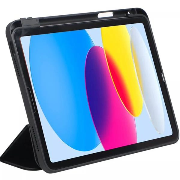 PROTECT  iPad 10th Gen Magnetic Ipad Cover, Trifold Stand, Auto Sleep / Wake up, Silicon, Black, MIPAD10BLK - Image 3